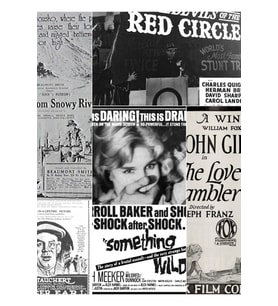 Vintage Filmler Siyah Beyaz Montaj #7 Tablo Ahşap Poster Dekoratif