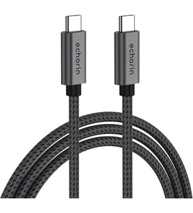USB C'den USB C'ye, Örgülü Hızlı Şarj, Görüntü ve Veri Aktarım Kablosu PD 3.2, 5A, iPhone 15, 16, 17, M2 MacBook Pro, Air, iPad Pro ve Galaxy S25, S24, S23 ile Uyumlu