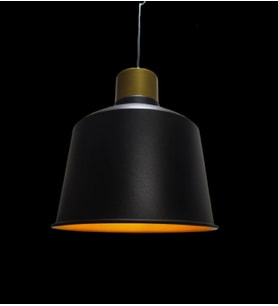 MYLİGHTS RETRO RUSTİK METAL SARKIT AVİZE KONİK METAL AVİZE (Siyah)