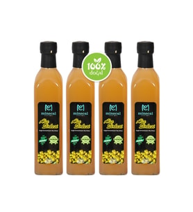 Minecal Alıç Sirkesi 4x500 ml – %100 Katkısız Doğal  Şekersiz  Koruyucu Içermez