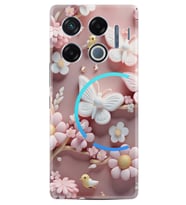 Infinix GT 20 Pro Kılıf Boutique Baskılı Resimli Pembe Kelebekler Pcode -088