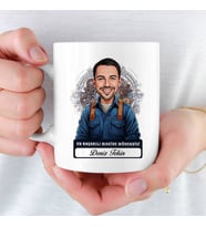 En Başarılı Erkek Makine Mühendisine hediye Karikatürlü Kupa Bardak
