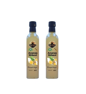 Tarihi SultanAhmet Baharatçısı Ananas Sirkesi %100 Katkısız Doğal 2x500 ml  Özel Üretim