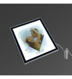 Stüdyo 14 Kişiye Özel Fotoğraflı Kalpli Sihirli Ayna Masa Aynası - Sevgiliye Hediye -Arkadaşa Hediye