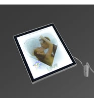 Stüdyo 14 Kişiye Özel Fotoğraflı Kalpli Sihirli Ayna Masa Aynası - Sevgiliye Hediye -Arkadaşa Hediye