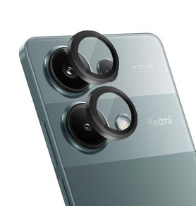 Microsonic Xiaomi Redmi Note 13 Pro 4G Tekli Kamera Lens Koruma Camı Siyah (Siyah)