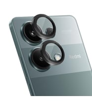 Microsonic Xiaomi Redmi Note 13 Pro 4G Tekli Kamera Lens Koruma Camı Siyah (Siyah)