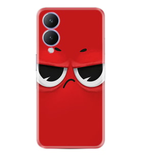 Vivo Y17S Kılıf Resimli Desenli Silikon Platinium Series Red 1829