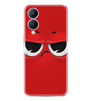 Vivo Y17S Kılıf Resimli Desenli Silikon Platinium Series Red 1829
