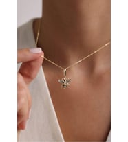 Bee Arı Kilitli Charm Kolye