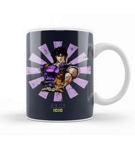 JoJo Bizarre Retro Japanese Kupa Bardak Porselen