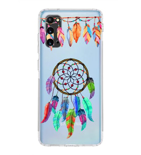 PrintiFy Samsung Galaxy S20 ile Uyumlu Nazar Boncuğu 6 Baskılı Kamera Korumalı Şeffaf Silikon Kılıf