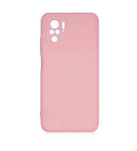 Xiaomi Redmi Note 10 Kılıf Orj Lansman Serisi Pürüzsüz Esnek Kadife İç Kısım (Açık Pembe)