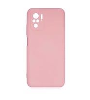 Xiaomi Redmi Note 10 Kılıf Orj Lansman Serisi Pürüzsüz Esnek Kadife İç Kısım (Açık Pembe)