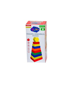 Mulvxurg  Urg02 Ony-393 Ahşap Dikdörtgen Renkli Kule -  (Mulvix)
