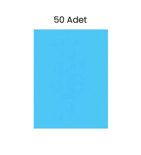 Fosforlu Fon Kartonu 50 Adet 50x70 Mavi