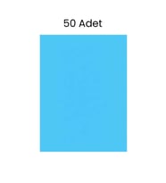 Fosforlu Fon Kartonu 50 Adet 50x70 Mavi