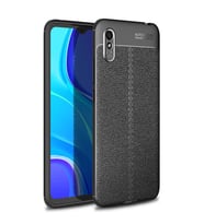 Xiaomi Redmi 9A Kılıf Pu-Deri Leather Pu Serisi Esnek Soft Ultra Protection (Siyah)