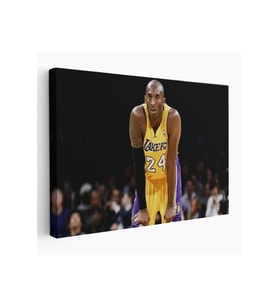 Kobe Bryant Los Angeles Lakers Kanvas Tablo / Black Mamba-5149
