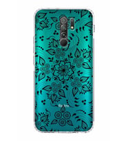 Xiaomi Redmi 9  Kamera Korumalı Kapak Nostalji Desen Tasarımlı Şeffaf  Kılıf
