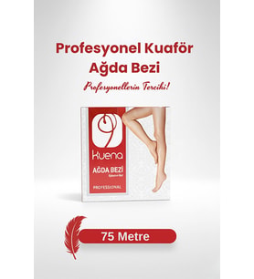 Kuena Ağda Bezi 75 Metree – Profesyonel Kuaför ve Ev Kullanımı İçin Tüy Alma Bezi