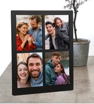 Kişiye Özel Masaüstü 4 Fotoğraflı Ahşap Mdf Resimli Kolaj Çerçeve