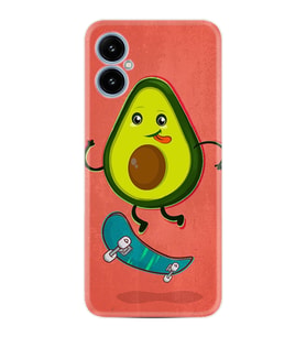 X5 Kılıf Silikon Desen Özel Seri Avokado Skate 1741