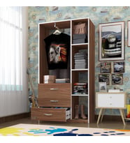 Kenzlife giysi dolabı ökkeş 175*90*40 cvz gardırop 3 çekmeceli
