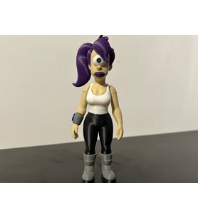Turanga Leela Figürü - 3D Yazıcı Futurama Koleksiyonu - Tek Gözlü Kaptan Biblo