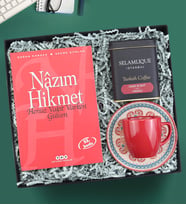 Kitap & Kahve & Fincan Hediye Seti (Model 4)