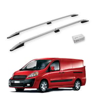 Turtle Fiat Scudo (Mk2) 2006-2016 / Kısa Şasi Tavan Çıtası Crown Gri