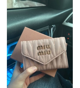 Kadın AA+ Kalite Zarf Model Cüzdan / Hediyelik Cüzdan (Pudra Pembe)