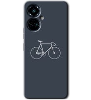 Tecno Camon 19 Pro Kılıf HD Desen Baskılı Kılıf - Bike