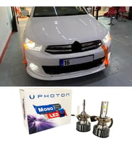 Citroen C Elysee Led Xenon Uzun Far Ampulü H1 Mono Yeni Seri Beyaz 2012-2023