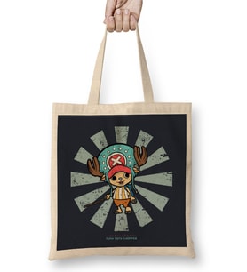 Tony Tony Chopper Retro Japanese One Piece Bez Çanta Uzun Saplı