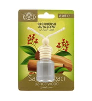 Sandal Ağacı Kokusu 8 Ml Araba Kokusu Cam Şişe