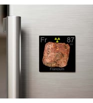 Francium (Fransiyum) Elementi – Buzdolap Magneti – 9x9 cm