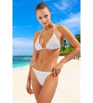 Tasarım Bikini Takımı Ergonomik Kesim Yüksek Konfor Esnek Kumaş Özel UV Korumalı