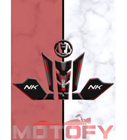 CF MOTO 250 NK TANK PAD SETİ KIRMIZI SİYAH