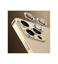Apple iPhone 13 Pro Uyumlu Zore CL-04 Kamera Lens Koruyucu (Gold)
