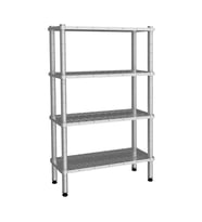 Empero EMP.D.2.46107-18-4-D4 Katlı Delikli Raflar 46x107x180 cm INOX 201