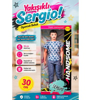 Sergio Handsome Erkek Oyuncak Bebek - 30 cm Boy, Modern Giyim ve Dayanıklı