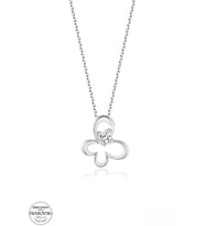 SWAROVSKİ TAŞLI  ZİRCONİA KELEBEK 925 AYAR GÜMÜŞ KOLYE