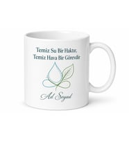 Çevre Sağlığı Öğrencisine Temiz Su Hava Halk Sağlığı Kupa Bardak Hediye