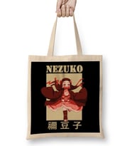 Demon Slayer Kimetsu No Yaiba Nezuko Anime Bez Çanta Uzun Saplı