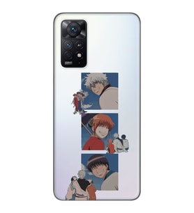 Xiaomi Redmi Note 11 PRO Uyumlu Gintama Tasarımlı Şeffaf Telefon Kılıfı
