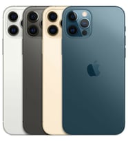 Yenilenmiş Apple iPhone 12 Pro Max 128GB Siyah 12 Ay HB Bilişim Garantili B Kalite (Mavi)