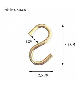 Mey İthalat® S Büyük Kanca