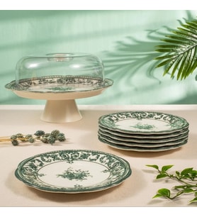 Fecra Majestic Green 8 Parça Sunum Seti