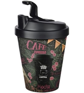 Titiz Motto Termo Bardak (400 ml) - Çift Katmanlı Isı Koruyucu ve Sızdırmaz Kapaklı Kahve Bardağı